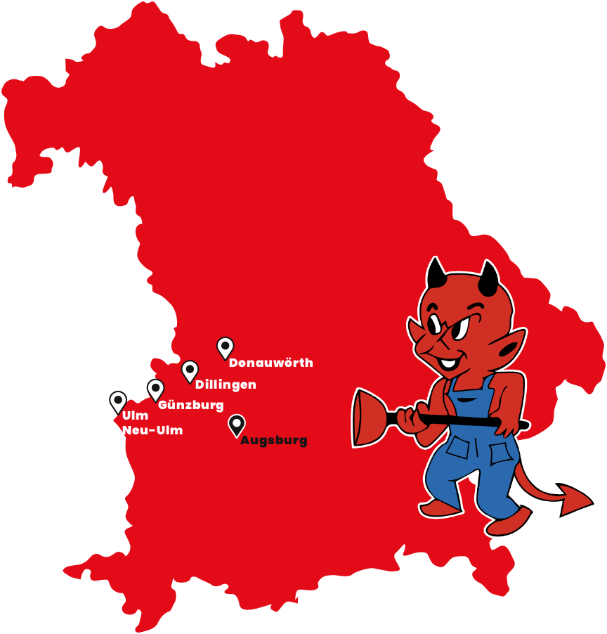 Rohrreinigung und Kanalreinigung mit Klaus Eiba in Augsburg