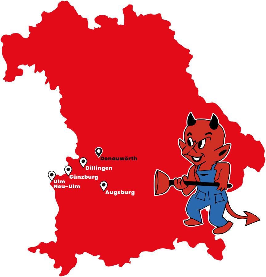 Rohrreinigung und Kanalreinigung mit Klaus Eiba in Donauwörth