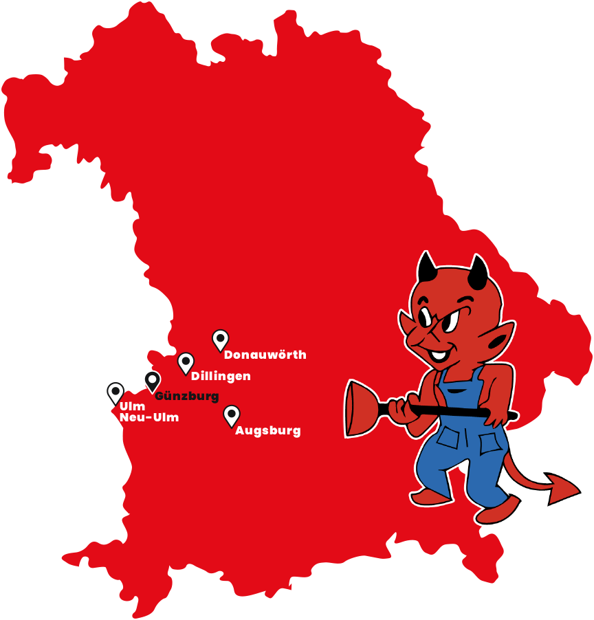 Rohrreinigung und Kanalreinigung mit Klaus Eiba in Günzburg