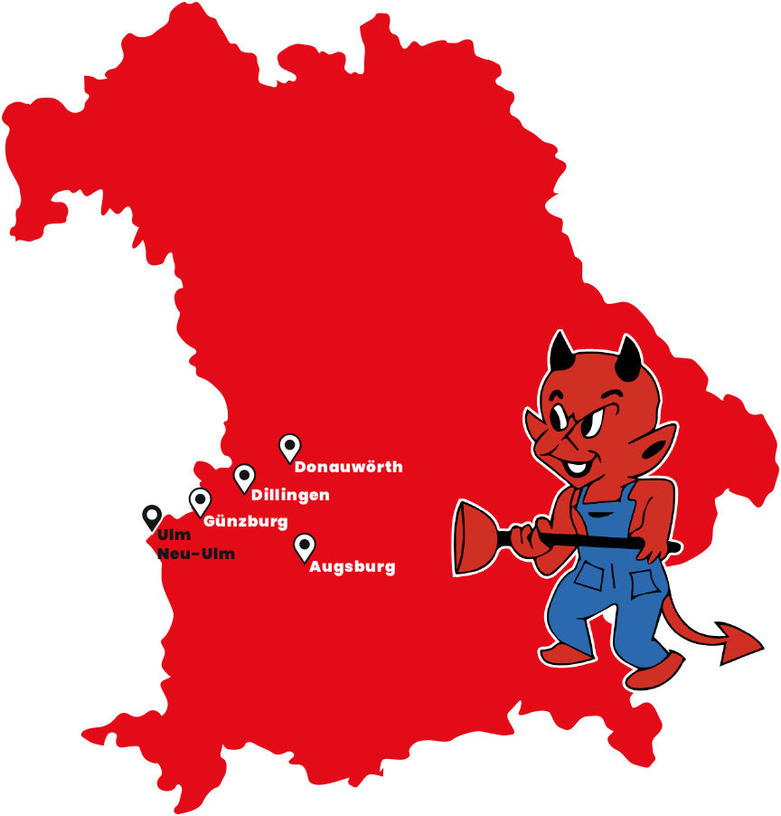 Rohrreinigung und Kanalreinigung mit Klaus Eiba in Neu-Ulm und Ulm